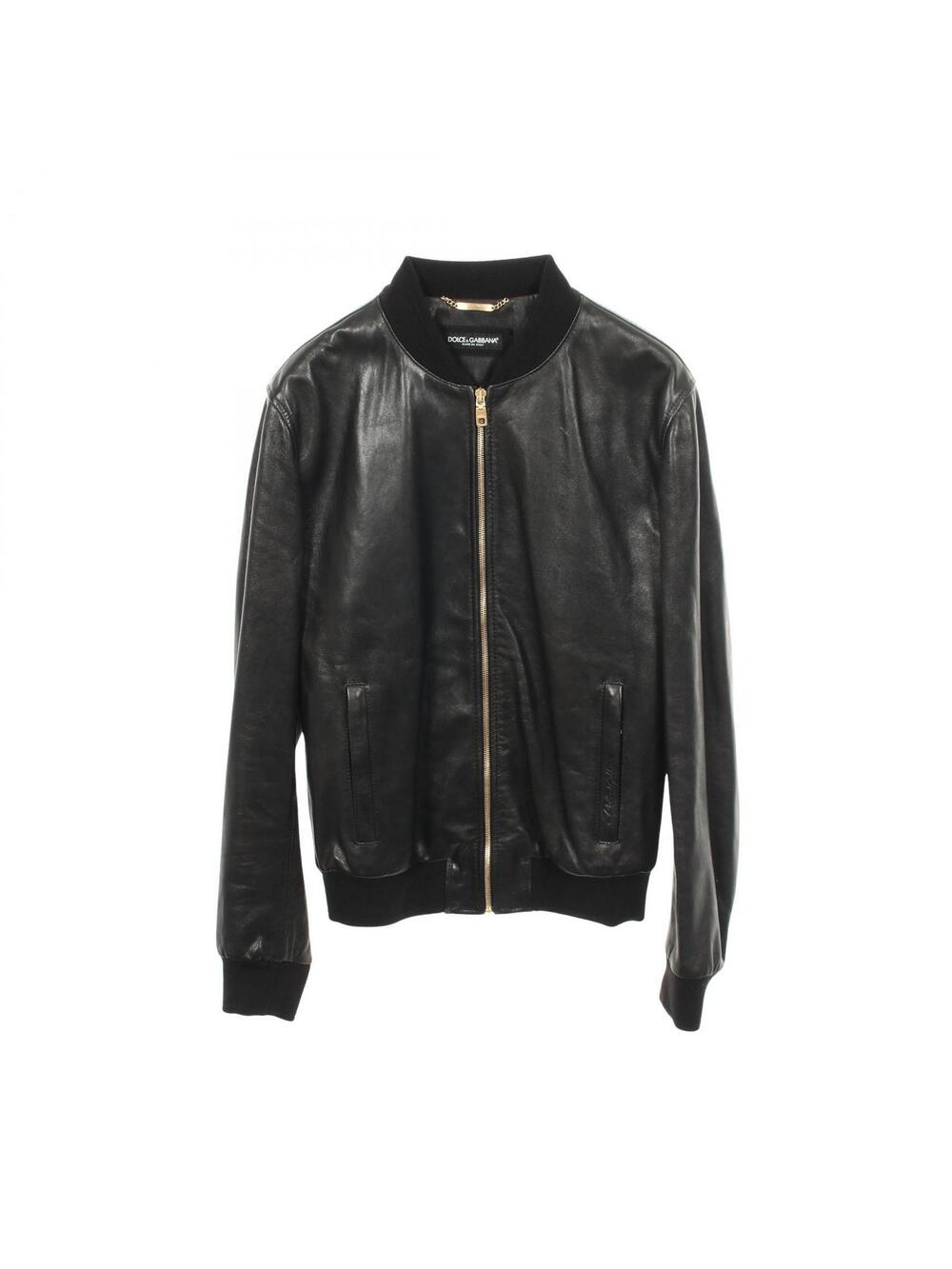 Dolce & Gabbana Zippy Leather Jacket #340138D10B